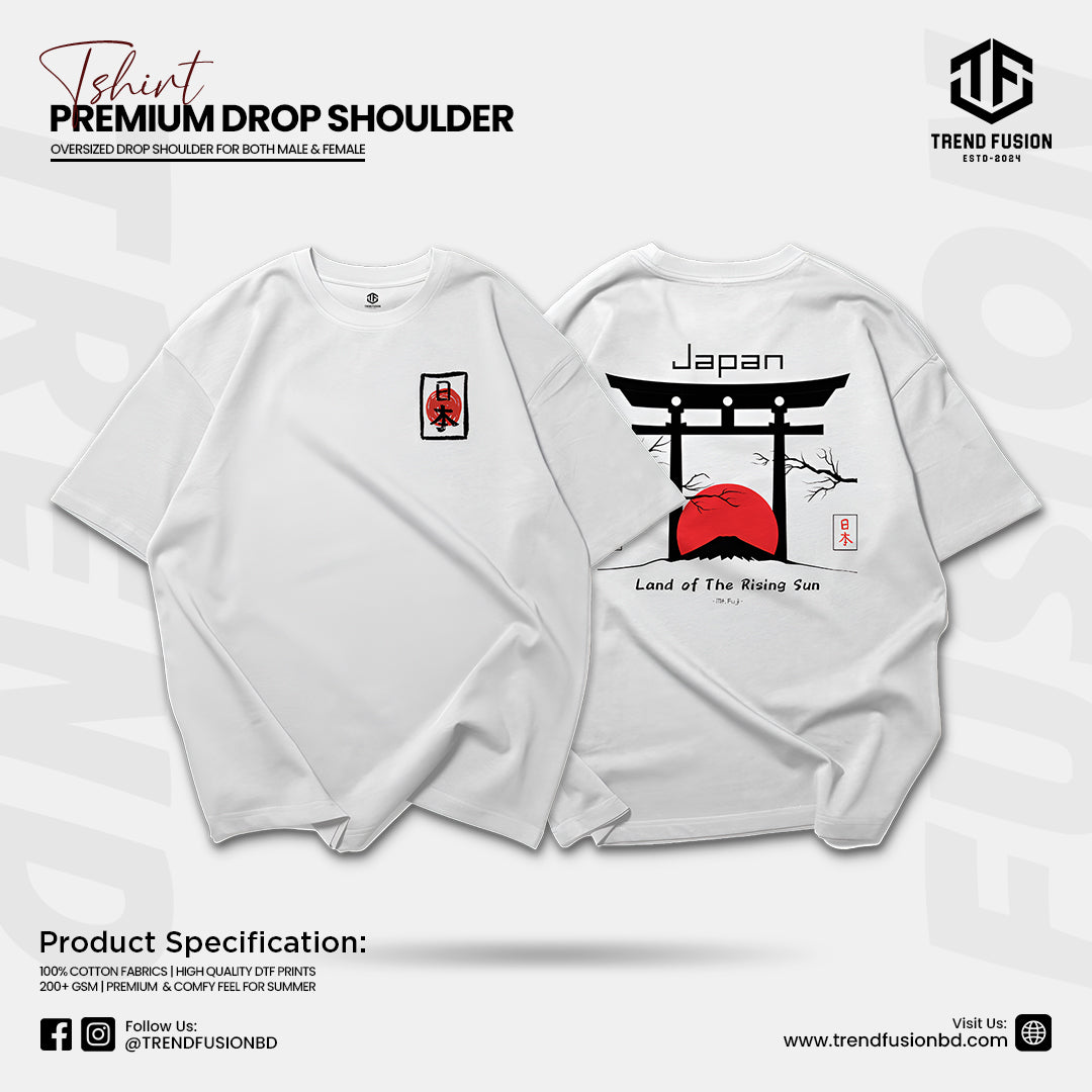 Premium Japan Gate Drop Shoulder Tee